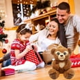 thumbnail image 3 of 25cm Cute Bear Plush Toy Electric Music Bear Lovely Stuffed Interactive Toy Kids Birthday Christmas Gift, 3 of 10