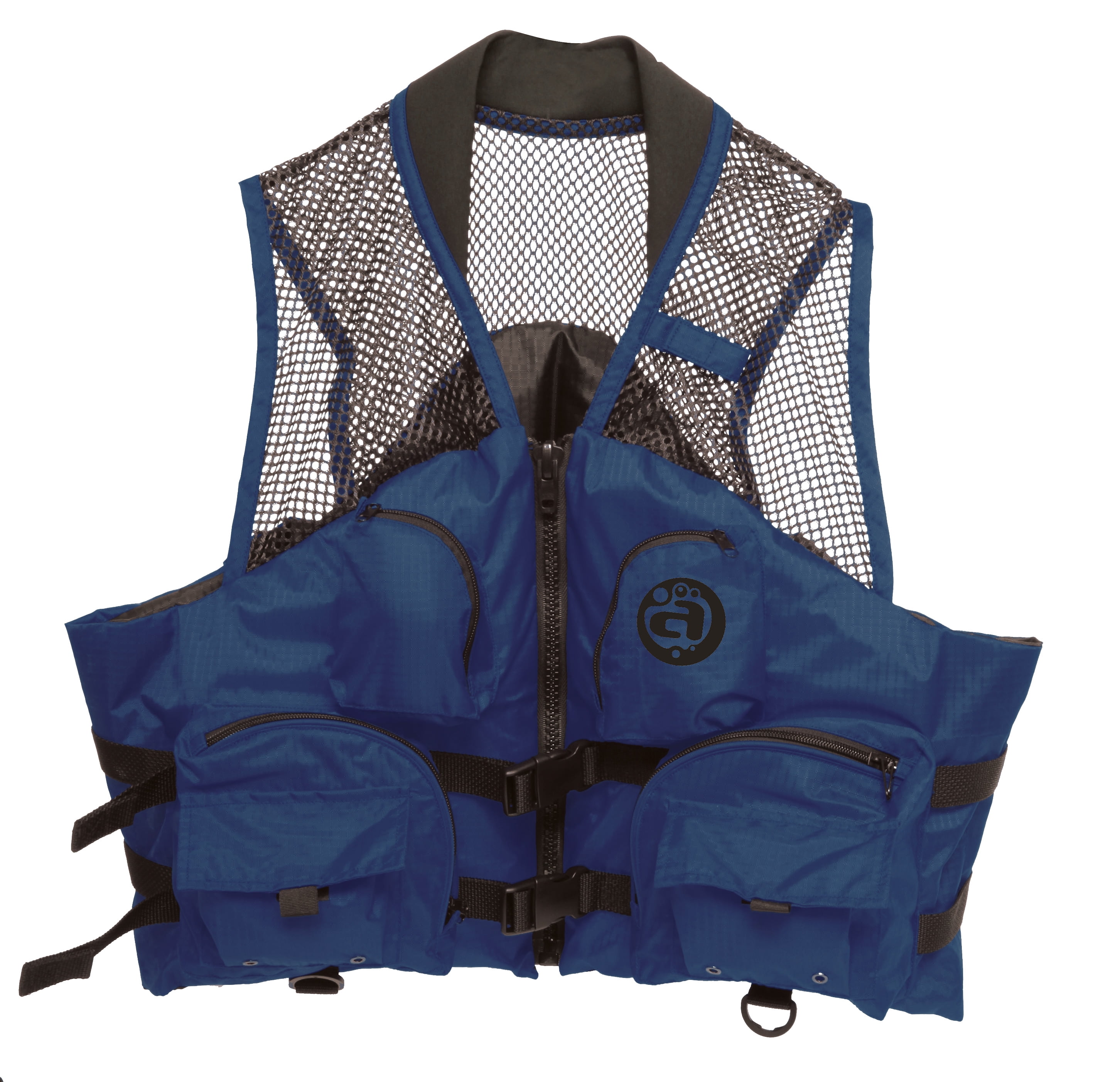 Deluxe Mesh Top Fishing Vest, S/M, Bark