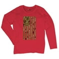 thumbnail image 5 of Camo American Flag Women's Long Sleeve T-shirt USA Military Proud Army Veteran RED Friday 4th of July Camouflage Patriot, 5 of 7