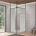 thumbnail image 6 of Double Curtain Divider Stand - 48 to 144 inches Expandable Curtain Rod Room Divider， Damage Free Freestanding Vertical Tension Stand, Black, 6 of 12