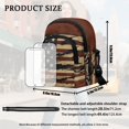 thumbnail image 7 of Xixirimido American Flag Pattern Small Sling Bag for Women Crossbody Bags with Adjustable Strap Cell Phone Purse Fanny Pack Chest Bag for Travel Hiking, 7 of 7