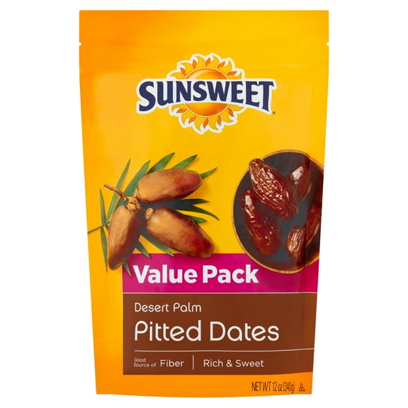 Sunsweet, Desert Palm Pitted, Dates, 12, oz