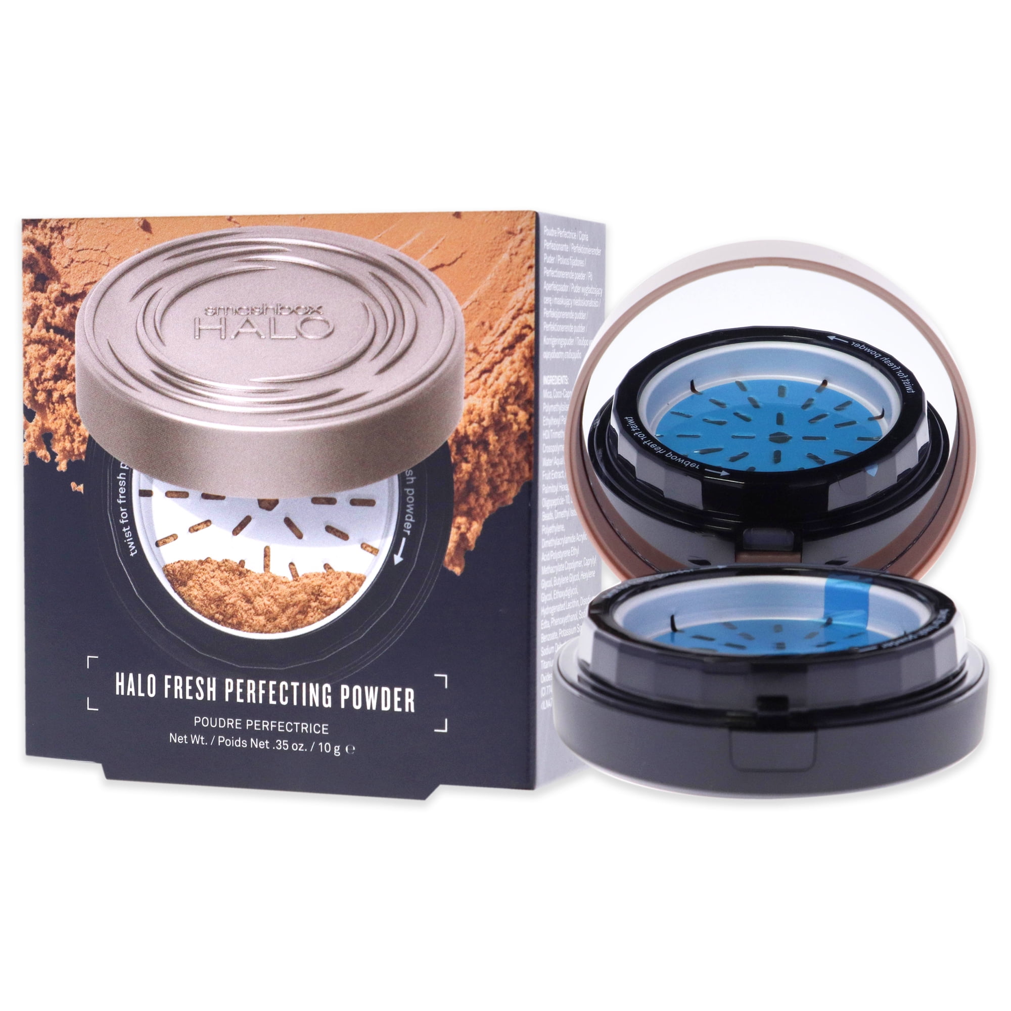 SmashBox Halo Fresh Perfecting Powder - Medium-Tan, 0.35 oz Powder