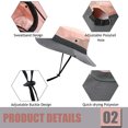 thumbnail image 5 of KANCOKIT Women's Sun Hat with Ponytail Hole Foldable Mesh Wide Brim Cap UV Protection, 5 of 12