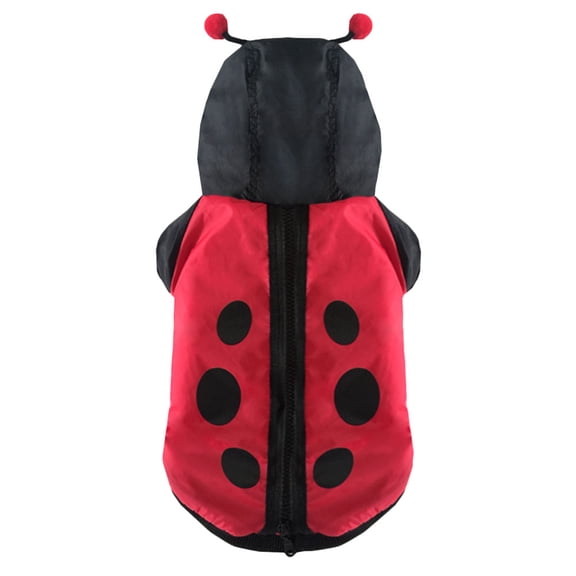 Phenofice Durable Black Pet Ladybird Costume for Cats Dogs Outdoor Decoration