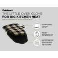 thumbnail image 3 of Cuisinart Buffalo Check Mini Oven Mitts - 2 Piece Count, Black and Ivory Plaid - 5.5 x 7.25 Inches, 3 of 7