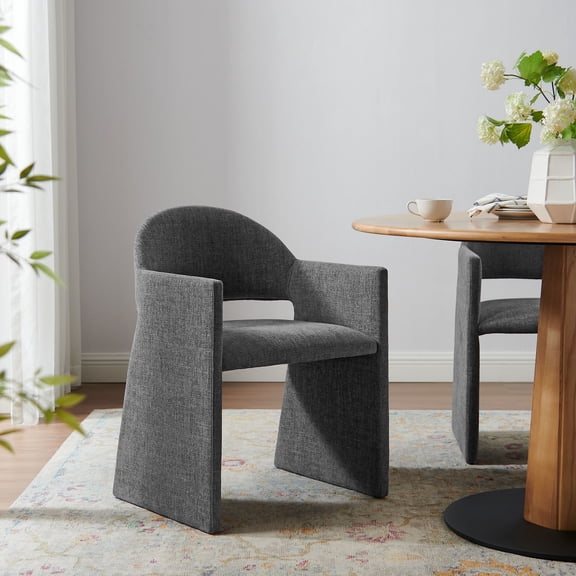 Talia Dining Armchair in Charcoal