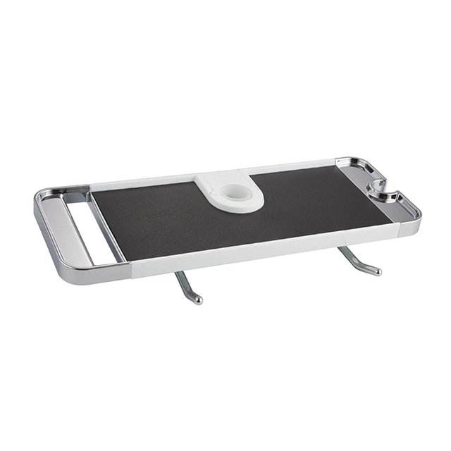 Estantes de ducha, soporte para champú para barra deslizante con gancho para colgar, jabonera colgante, organizador de baño para estantes de baño de 18 a 25 mm