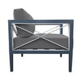 thumbnail image 6 of Sonoma Outdoor 4 piece Set in Dark Grey Finish and Taupe Cushions, 6 of 7