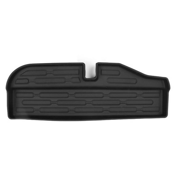 Ikon Motorsports Trunk Storage Mat Compatible With 2021-2025 Ford Bronco 2/4 Door, Black TPE Car Rear Carpets Liner Protection All Weather Boot Tray Cover Protector Pad