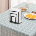 thumbnail image 6 of Tuvgenk Iron Toilet Paper Holders Free Standing Black Rectangular Tissue Holder Gift Home Decorative Tissue Holder for Family, 6 of 6