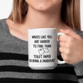 thumbnail image 4 of Wife Funny Pandemic Mug Quarantine Mugs for Wives Like You are Harder To Find Than Toilet Paper 11 or 15 oz White Ceramic Appreciation Coffee Cup for Valentines Day Idea for Her Wifey Woman, 4 of 7