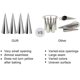 thumbnail image 5 of Non-stick Cream Horn Molds Stainless Steel, 5.5inch Pack Of 16, 5 of 5