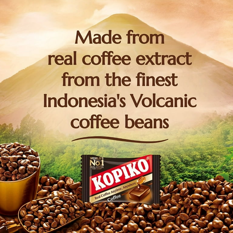 Delicious Kopiko Coffee Candy Jar - 28.2oz, Rich Coffee Flavor