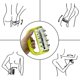 thumbnail image 4 of Masajeador anticelulítico, rodillo de masaje para ejercicios de músculos, espalda y piernas JFHHH pequeña, 4 of 5