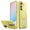 Yellow, variant on FITO for Samsung Galaxy S25 Case [ Rotatable Kickstand | Soft Anti-Scratch Microfiber Lining | Compatible with MagSafe] Silicone Phone Cover - Yellow
