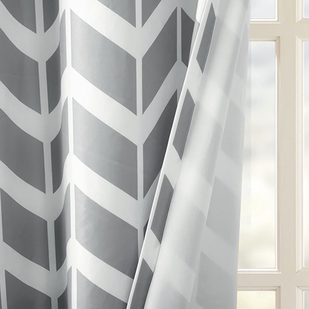 Printed Room Darkening Grommet Top Panel Pair