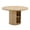 Dining Table with Storage - Natural, variant on Round Dining Table for 4-6, PAPROOS 47''Large Kitchen Table, Dining Room Table with Marble-Color Wood Tabletop & Cross Base, Circle Dining Dinner Table for Kitchen Dining Room, White(Only Table)