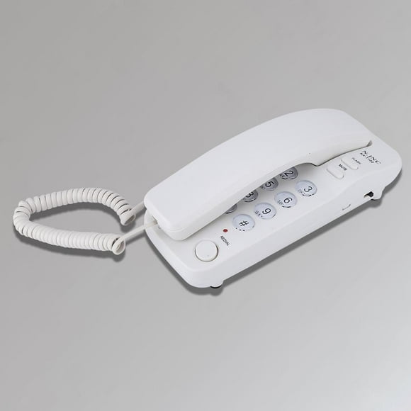 Fyydes Wall Mount Landline Telephone Extension No Caller ID Home Phone For Hotel Family ,Telephone, Telephone No Caller ID