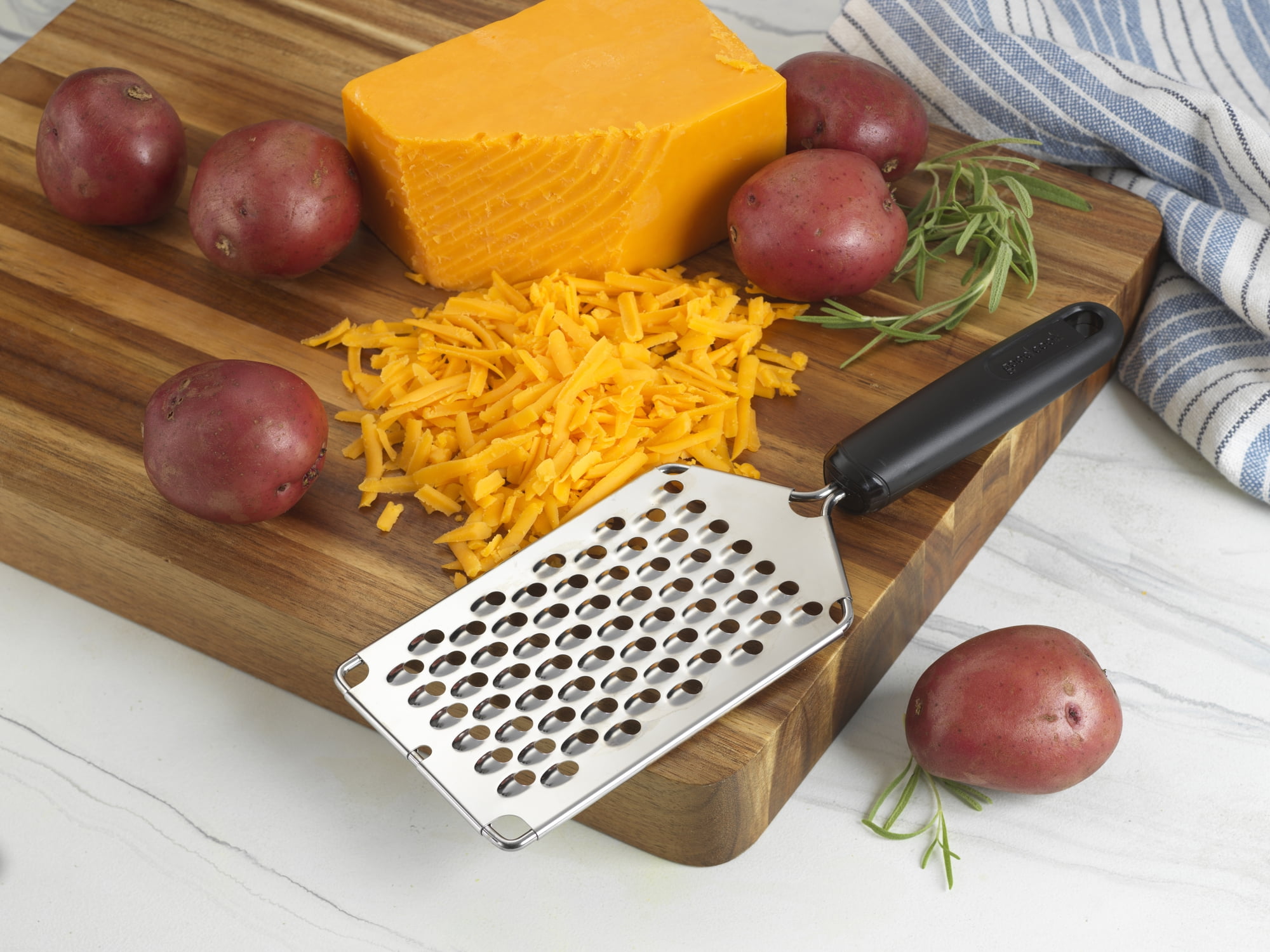 Kuuk Cheese Grater Plastic Counter Top Suction 2 Graters Parmesan Cheddar  Nice