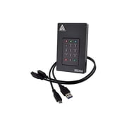 Apricorn Aegis Fortress 2 TB Hard Drive - 3.5 External - USB 3.0 - 5400rpm - 180 MB/s Maximum Read Transfer Rate