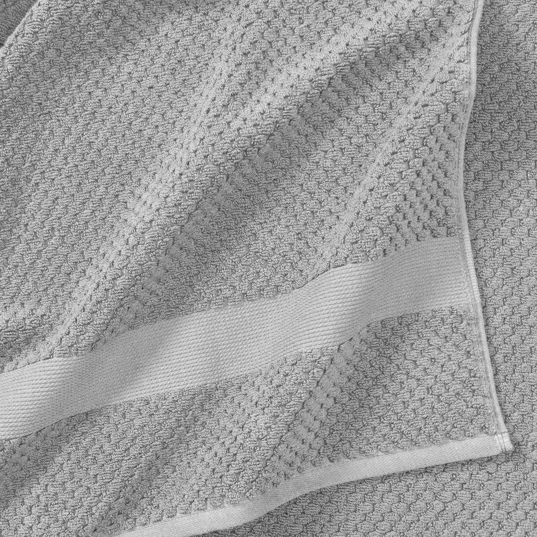 Better Homes & Gardens Signature Soft Cotton Popcorn Textured 6pk Washcloth Bundle,Grey