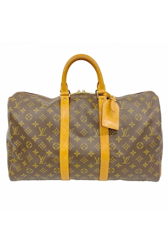 Pre-Owned Louis Vuitton Bags - Boston Monogram Keepall 45 M41428 Brown Men's & Women's