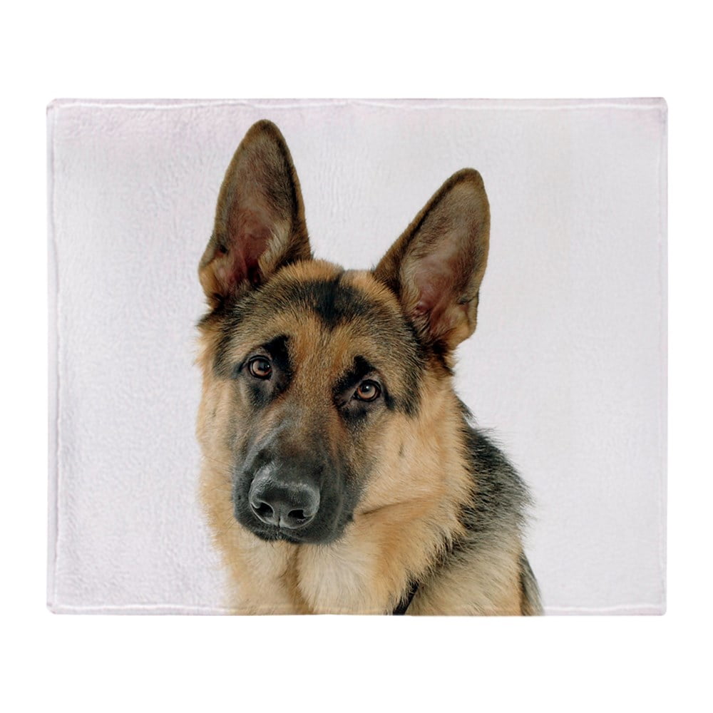 Sofa Camping German Shepherd Super Soft Micro-Fleece Blanket Flannel is Soft and Breathableï¼ŒSuitable for Bed Cold Movie Theater Or Traveling.