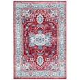 thumbnail image 2 of SAFAVIEH Brentwood Dimas Oriental Area Rug, Red/Beige, 5'3" x 7'6", 2 of 12