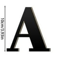 thumbnail image 2 of 3D Acrylic Large Letter Wall Stickers For Home Decoration Alphabet Logo Art For DIY Interiors And Wall Mounts, 2 of 5