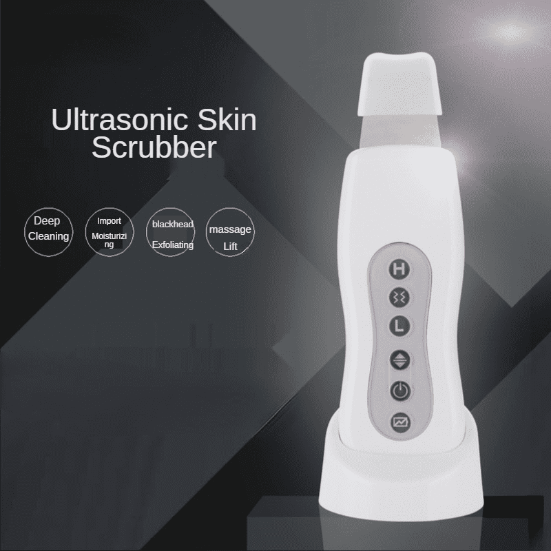 Ultrasonic Face Cleaner Skin Scrubber Ultrasound Vibration Massager Ultrasound Peeling Clean Tone Lift Scrubber