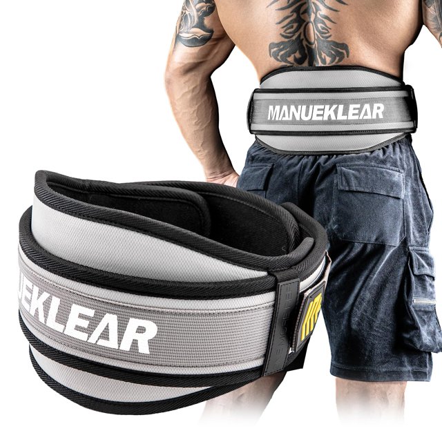 Cinturón de levantamiento de pesas MANUEKLEAR Quick Lock Back Support