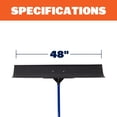 thumbnail image 5 of MARSHALLTOWN Snow Shovel, Snow Pusher, 48 inch, SNOWP48, 5 of 9