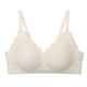 thumbnail image 1 of Brasier sin Varillas Mujer Ropa Interior sin Costuras para Mujer, con Tirantes de Encaje de Trigo, sin Aros, Espalda Pequeña, Cómoda y Translúcida. Grande, 1 of 2
