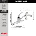 thumbnail image 4 of Delta SDD-DLT-1971 Delta-  B4410LF Foundations Core-B  Single Handle Kitchen Faucet With Spray  Chrome, 4 of 5