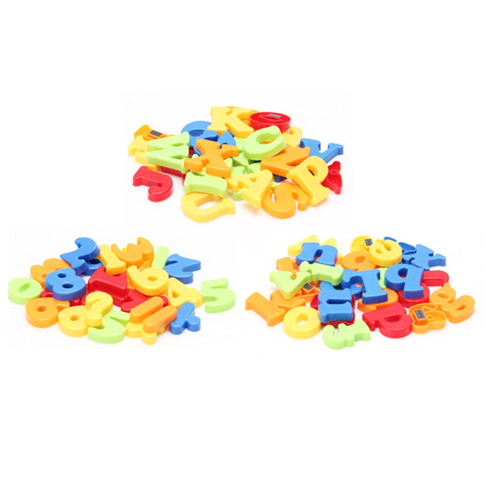 78PCS Magnetic Letters Numbers Alphabet Magnets Educational Toy Set 