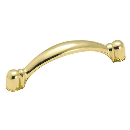 Allison Value 3 in (76 mm) Center-to-Center Polished Brass Cabinet Pull - 10