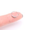 thumbnail image 3 of Black Stars Infinite Steel Bendable Hoop Ring, 3 of 4