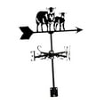 thumbnail image 2 of Ximing Black Sheep Weathervane Wind Direction Indicator Accessories Crafts Sheep Ornament Metal Weather Vane for Courtyard Farmhouse, 2 of 10