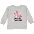 thumbnail image 3 of Inktastic My Mimi Loves Me Llama Girls Long Sleeve Toddler T-Shirt, 3 of 5