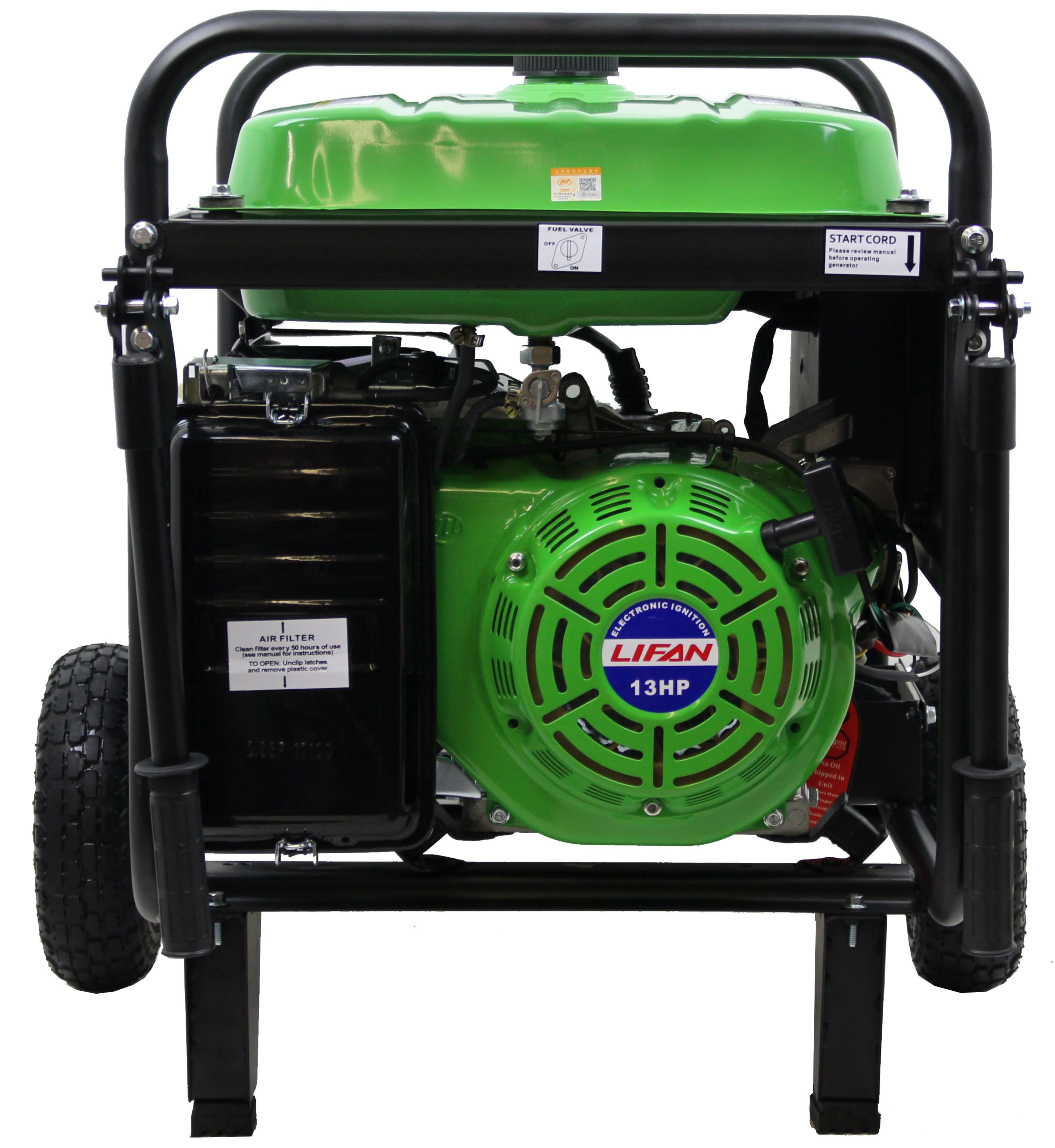 Lifan Energy Storm 6000W Electric Start Power Generator, AVR