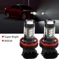 thumbnail image 3 of H11 H8 80W LED Fog Daytime Light Bulbs Bright High Power Car, Pair, Aluminum Shell, White, 2pcs 12V-24V, 3 of 7