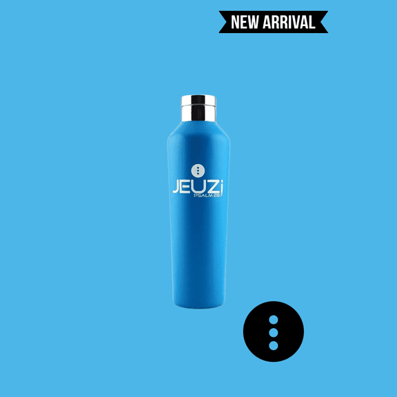 20oz Steel Vacuum Water Bottle Sky Blue-JEUZi