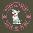 thumbnail image 3 of CafePress - PITBULL MOM Dark T Shirt - Men's Classic Graphic Cotton T-Shirt, 3 of 4
