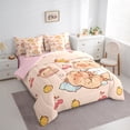 thumbnail image 3 of Homewish Cartoon Capybara 7-Piece Twin Bedding Sets For Children Teens,Kawaii Wildlife Bedding Comforter Set,Cute Animal Breathable Sheet Sets,Breathable Home Decor,Reversible, 3 of 8