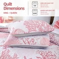 thumbnail image 2 of Juego de cama Weigelia King Pink Nautical Coastal Set, 2 of 7