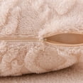 thumbnail image 4 of Paquete de 4 fundas de almohada de lana sintética, funda de almohada decorativa de terciopelo para sofá de granja, cojín bohemio cuadrado de felpa suave-45*45cm, 4 of 5