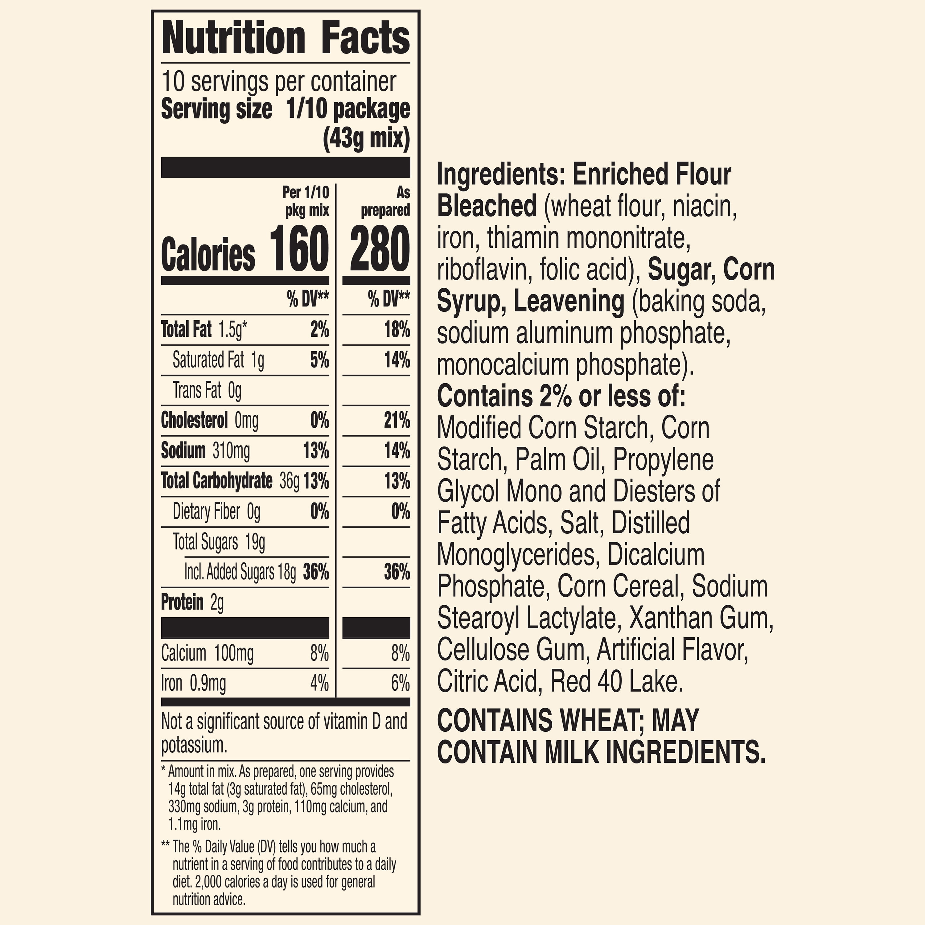 Betty Crocker Delights Super Moist Cherry Chip Cake Mix, 15.25 oz.