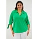 thumbnail image 1 of Blusa con moño Roman Fashion /Tallas Extras, 2294 (Verde) verde 36, 1 of 7