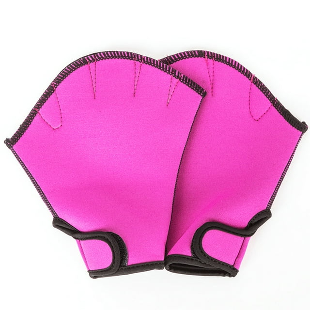 Webbed Swimming Gloves Aquatic Traning Paddles Water Resistance Diving Hand Paddles for Swimming Diving Training